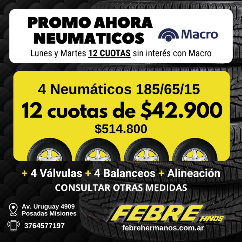 Oferta de neumáticos 15