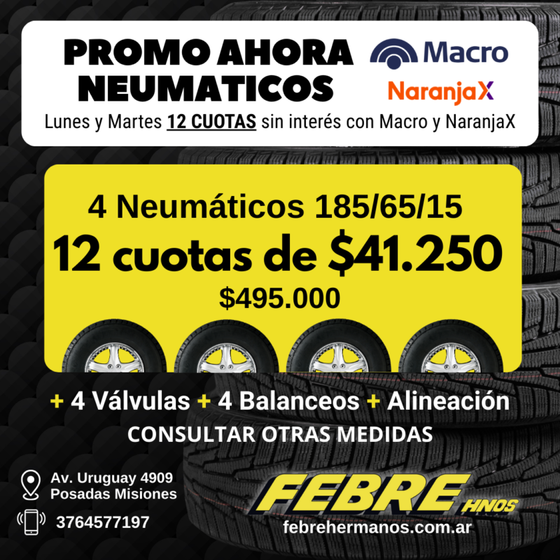 Oferta de neumáticos 15