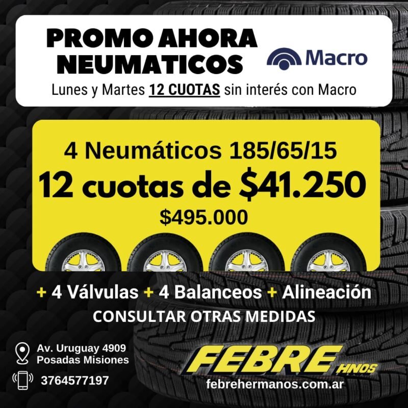 Ahora Neumáticos R15